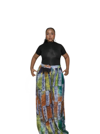 Lewa luxurious Adire Crepe pants